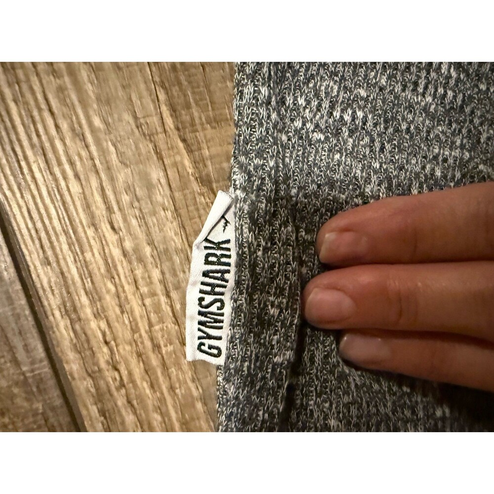 Gymshark Ribbed Joggers Sz. Small Grey Marled - Picture 2 of 4